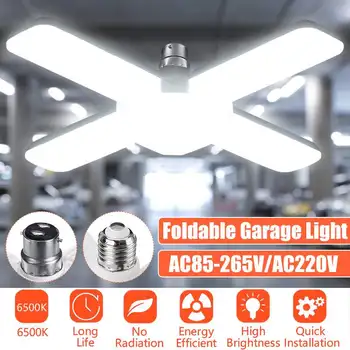 

100W E27 Super Bright Industrial Lighting B22 LED Foldable Garage Light 180 Degrees Deformable Led High Bay Lamp for Workshop