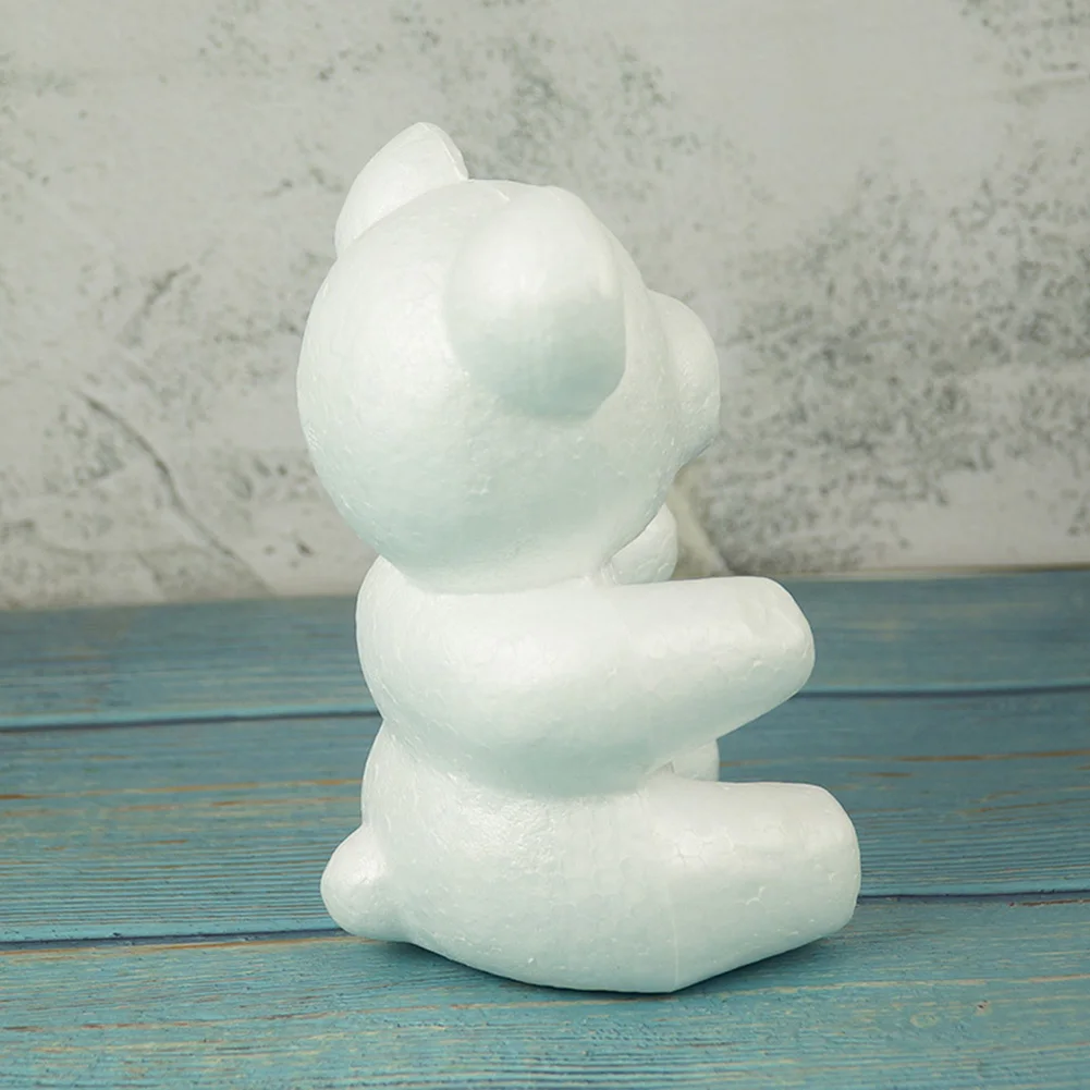 1 шт 22 см пена Роза медведь Моделирование DIY ремесло на День святого Валентина вечерние украшения поставки подарок белый