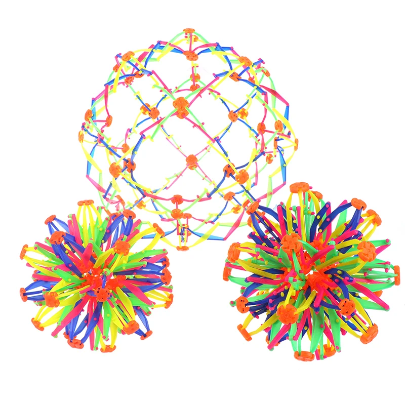Pelota de juguete expansible para bebés, pelota de estiramiento, juguete esférico retráctil, 1 unidad, 3 tamaños