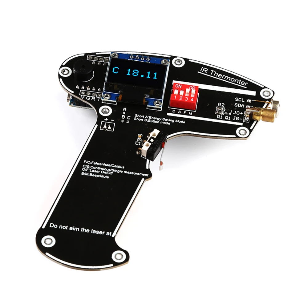 Sensor de Temperatura, Display OLED, MLX90614, Kit DIY, Arduino