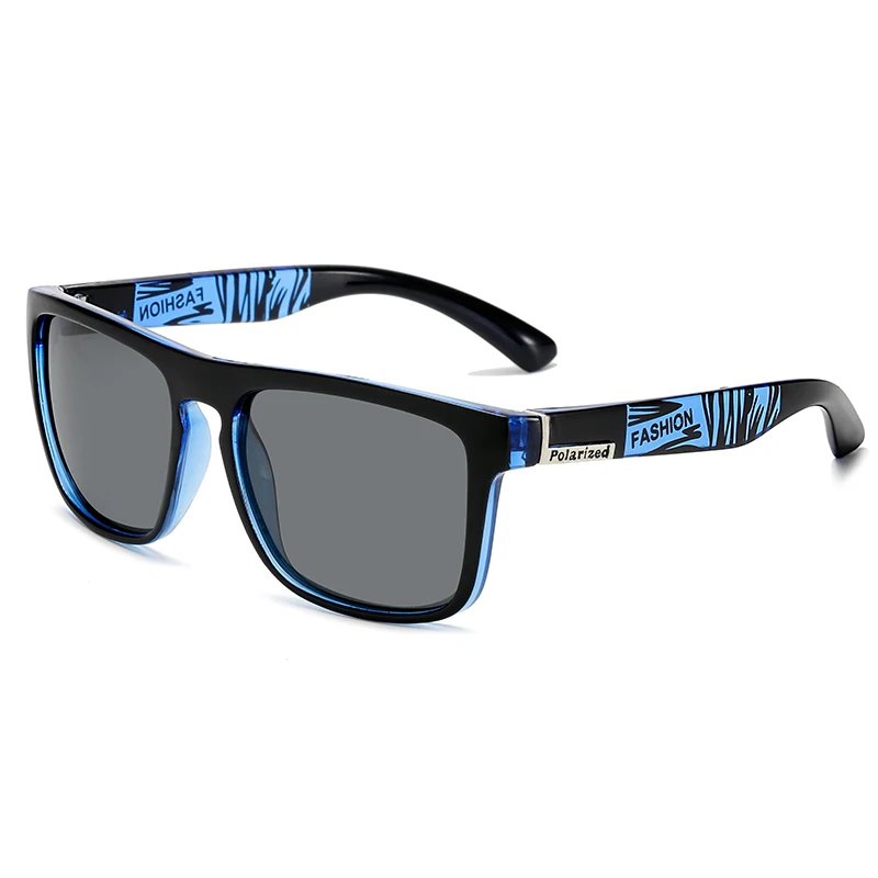 Мужские поляризованные солнцезащитные очки, фирменный дизайн, Классические солнцезащитные очки с покрытием, винтажные мужские Квадратные Солнцезащитные очки для вождения, UV400, солнцезащитные очки - Цвет линз: 01