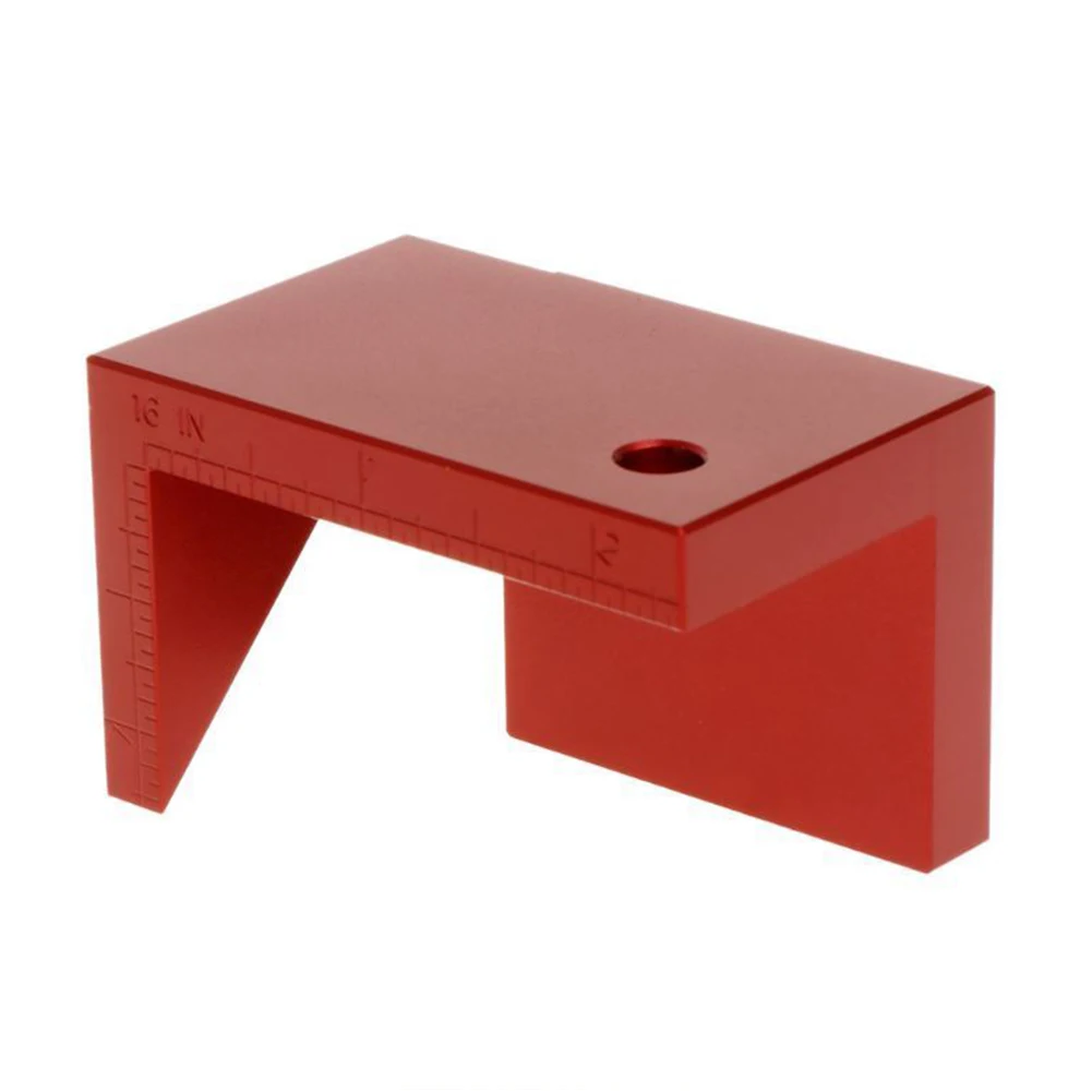 

45 Degree Round Line Drawing Tool Metric System Center Right Woodworking For Carpenters Scribe Ruler Angle Gauge
