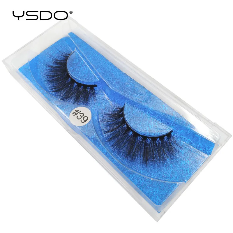 

YSDO eyelashes 1 pair 3d mink lashes made made false eyelashes makeup false lashes mink eyelashes strip 3d lashes volume lashes