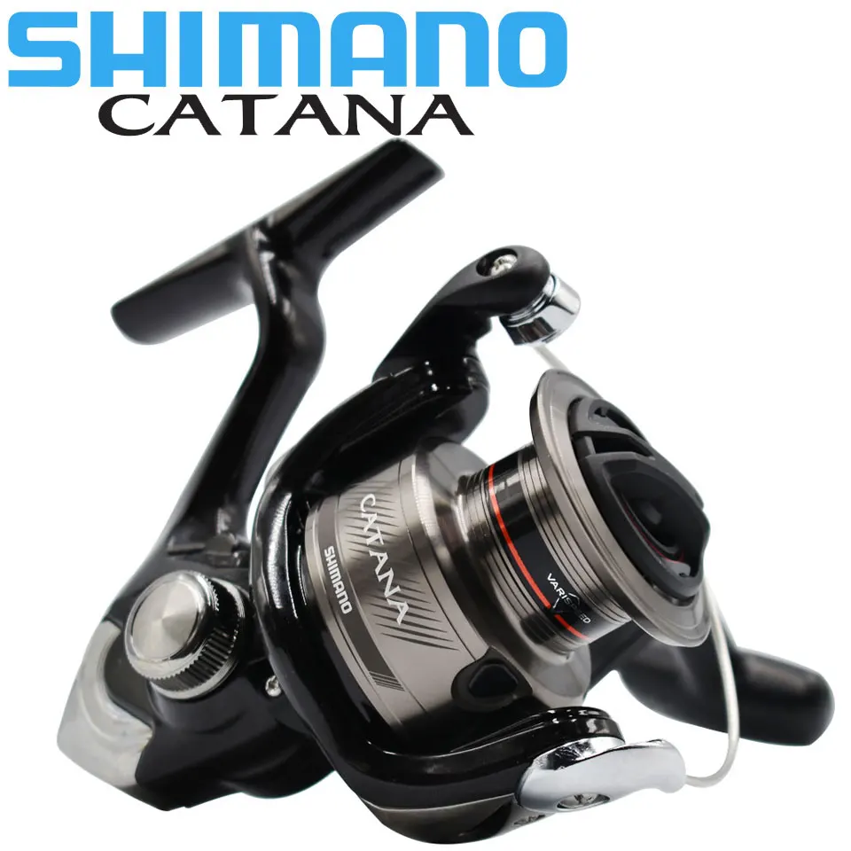 Online Original SHIMANO Reel CATANA de pesca carrete giratorio 2 + 1BB 1000 2500 3000 4000 3,0 KG 8,5 KG de agua agua dulce de carrete