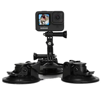 

Mini Action Camera Suction Cup for GoPro Hero 9 8 7 5 Black SJCAM SJ7 Yi 4K H9 Go Pro 6 Mount Window Glass Sucker Accessory