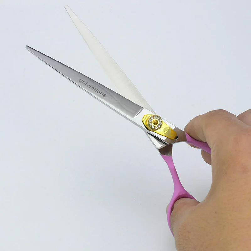7" Pet Dog Gromming Scissors Cutting Shears Sharp Edge Pet Scissors for Dog Grooming Straight Scissors Stainless Steel