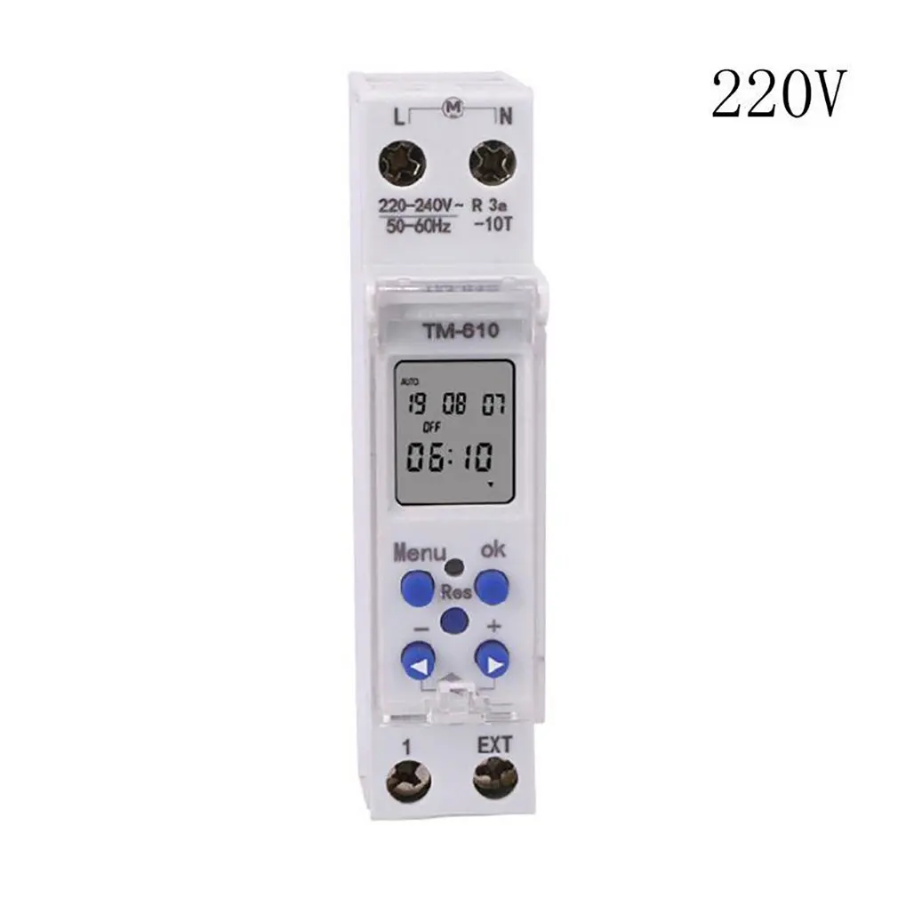220V Timer Switch Timer Controller LCD display,program/programmable timer switch 
