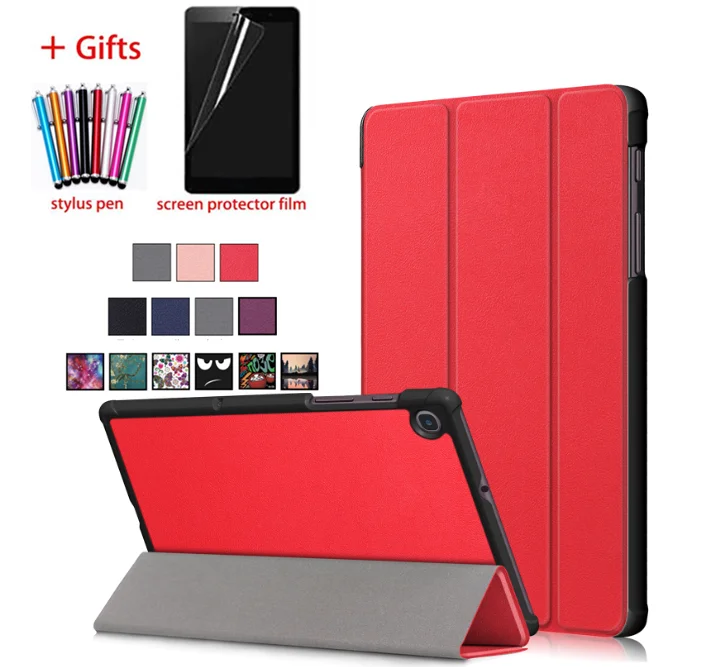 GLIGLE slim Tri-fold case cover for Samsung Galaxy Tab A 8.4 2020 T307 with magnet+touch pen+screen film | Компьютеры и офис