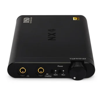

Topping NX4 Portable USB DAC Headphone Ampilifer DSD ES9038Q2M XMOS-XU208 768kHz DSD512native Decoder Amplifier