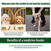 Cat Dog Pill Shooter Medicine Liquid Feeding Dispenser Pet Pill Popper Soft Tip Pet Tablet Pill Feeder for Puppy Kitten 4