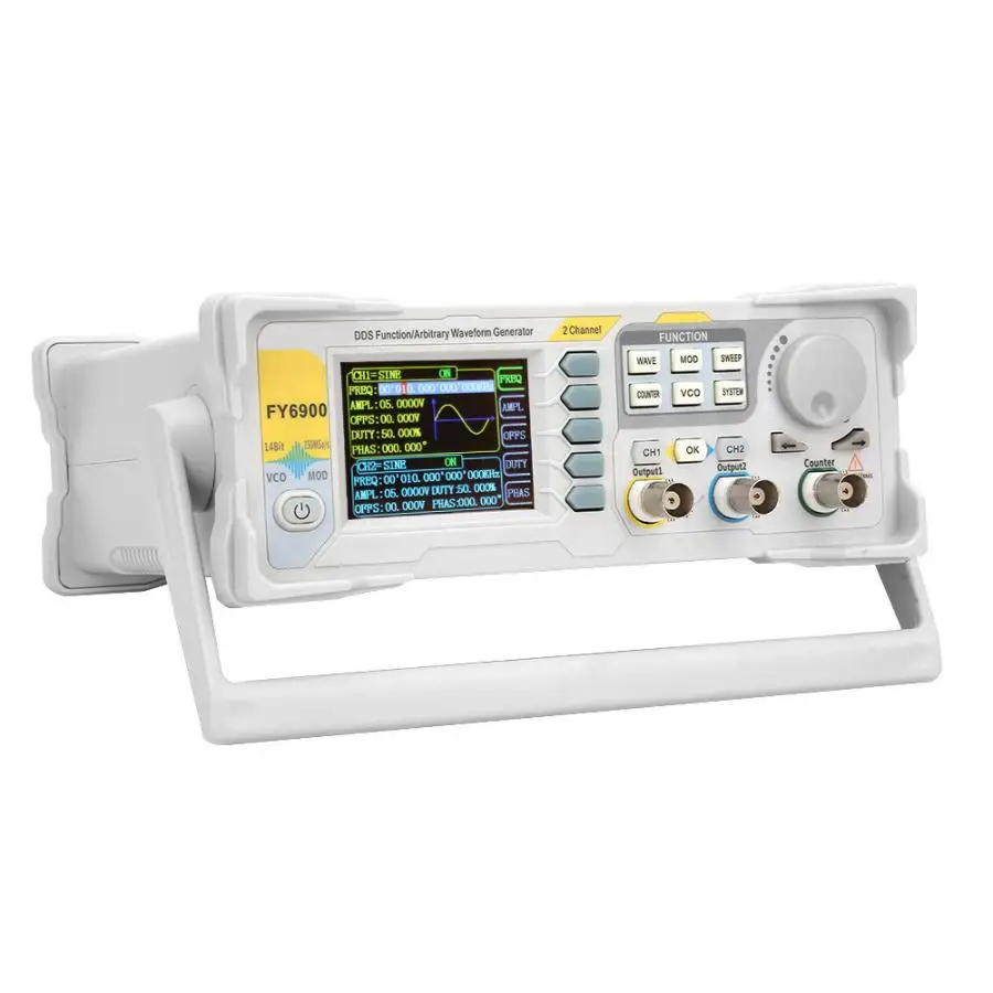 FY6900 синус 0 20 МГц 2.4in TFT экран многофункциональный цифровой генератор