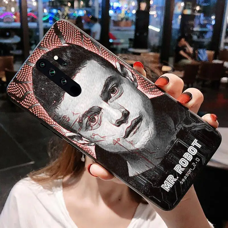 xiaomi leather case hard Mr Robot Fsociety Phone Case for Redmi 9A 8A 7 6 6A Note 9 8 8T Pro Max Redmi 9 K20 K30 Pro xiaomi leather case Cases For Xiaomi