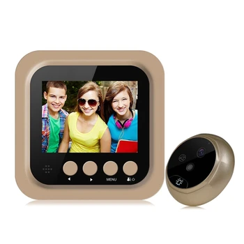 

2MP LCD Photo Video Recording Door Peephole Digital Doorbell Video Camera PIR Night Vision 160 Wide Angle Home Security Helper