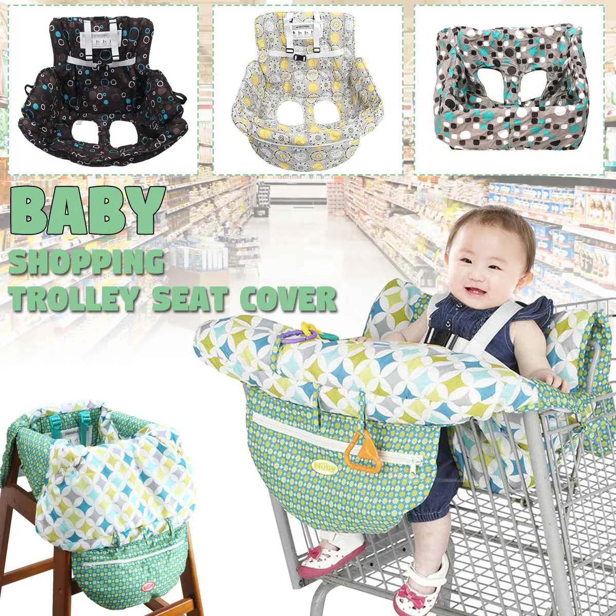 infant shopping cart cover