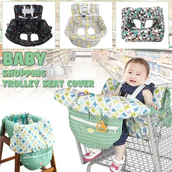 

Multifunctional Children Folding Shopping Cart Cover Multi Type Protection Cover Trolley Soft Pad Infant Safety Seats For Kids