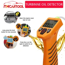 OBD2 araba aksesuarları motor yağı test cihazı otomatik kontrol yağ kalitesi dedektörü LED ekran ile gaz analizörü araba test araçları