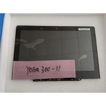 

LCD Screen Display With Touch Screen Digitizer Full Assembly with Frame bezel Replacement For Lenovo Flex 3-11 YOGA 300-11 11IBY
