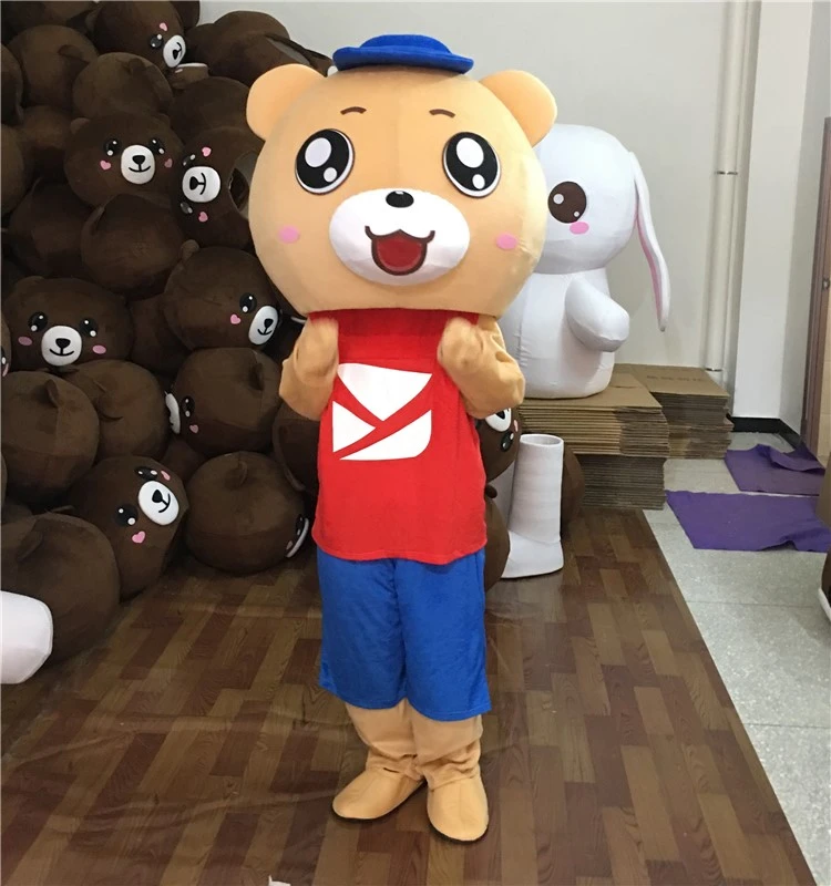 Lovely Bear Cartoon Mascot Costume For Sale Adult Size Outfit For Halloween  Christmas Carival Party Performance Event - Mascot - AliExpress