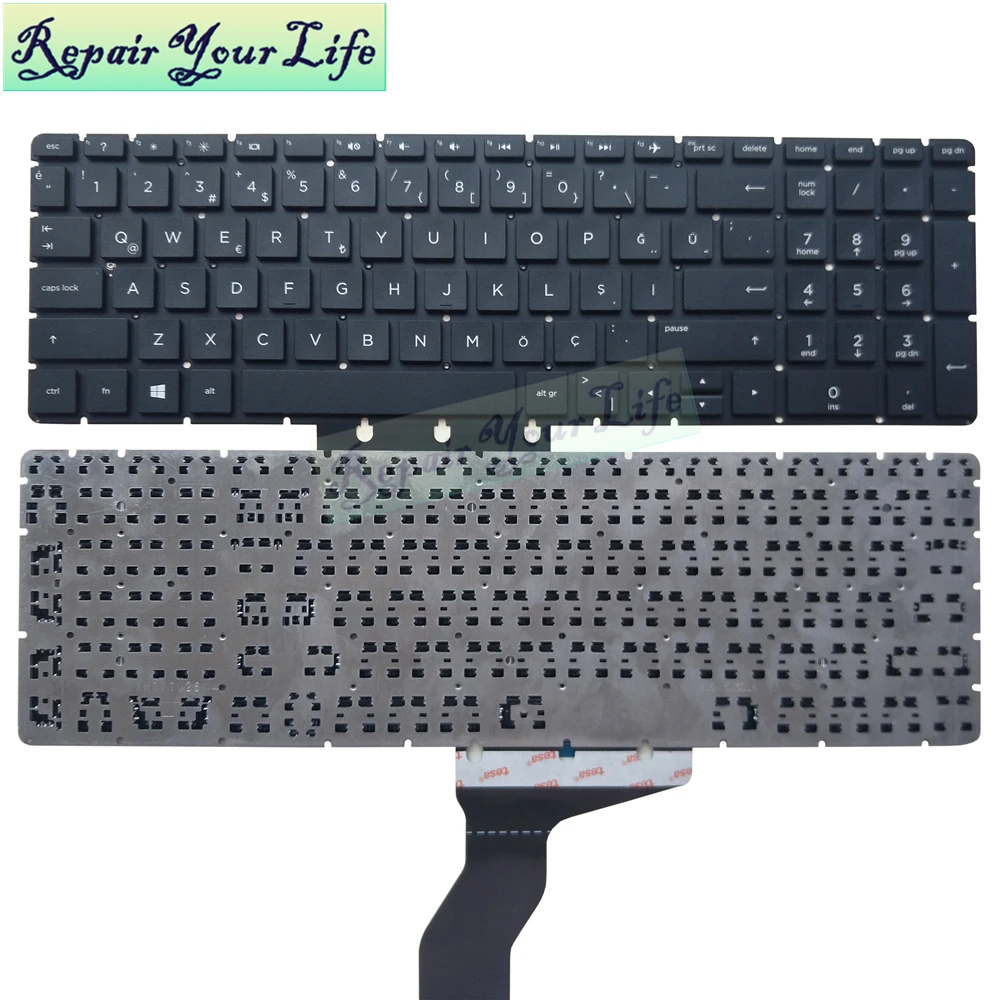 Клавиатура для ноутбука hp ENVY X360 15 м 15-BP015 15-BS 15-BW 250 G6 15-CC 15-BC 17-AE 15-CK защитный чехол для мобильного телефона турецкий стандартная клавиатура 921267-141