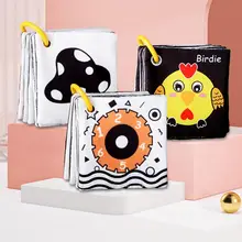 

Multi-purpose Baby Learning Card Soft Touch Cloth Lovely Animal Pattern Early Learning Card for Home