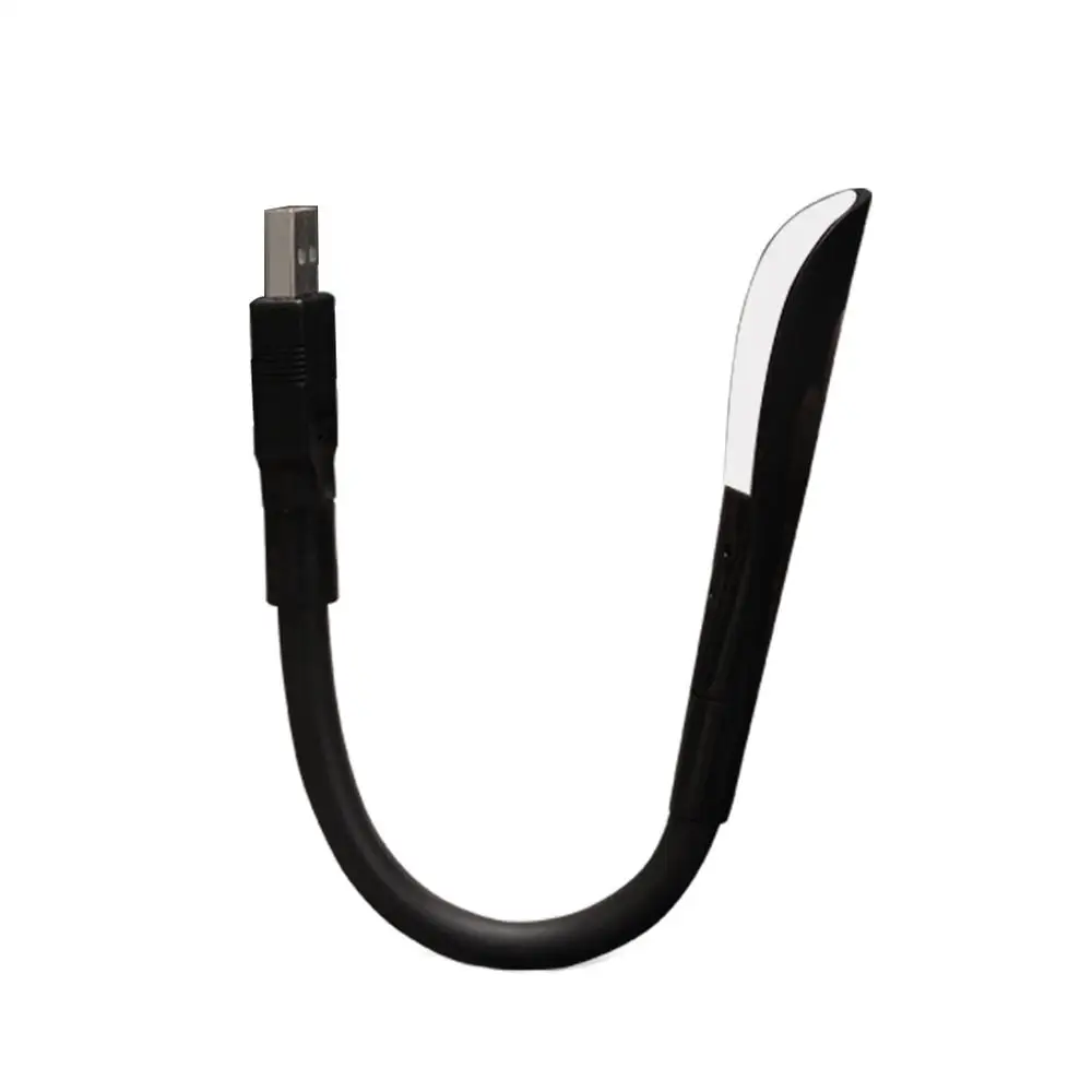 Портативный мини USB светодиодный светильник, гибкий светодиодный встроенный USB светильник, ультра яркий 14 светодиодный S для ноутбука, ноутбука, компьютера - Цвет: BK-S