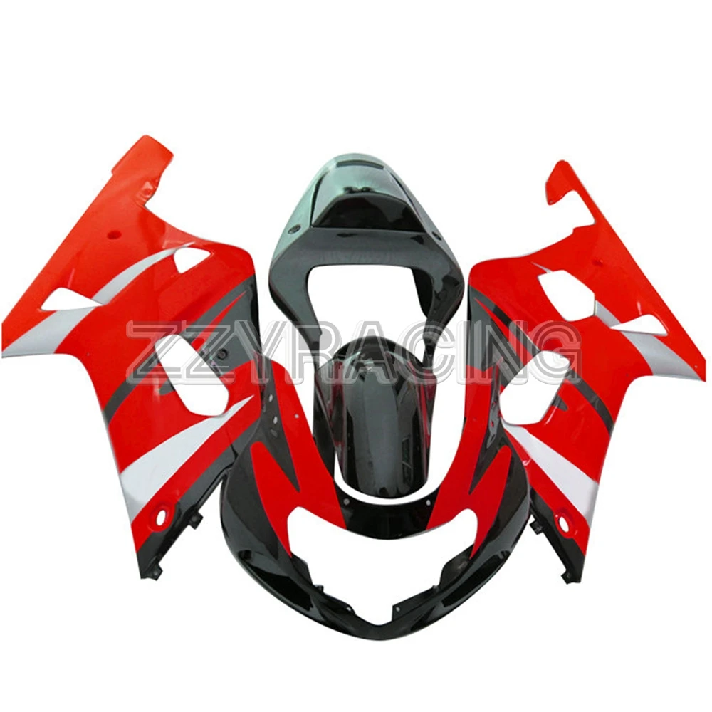 

Complete Fairings Fit for Suzuki GSXR600/750 K1 2000 - 2003 GSXR600 GSXR750 00 01 02 03 ABS Plastic Motorcycle Black Red Covers