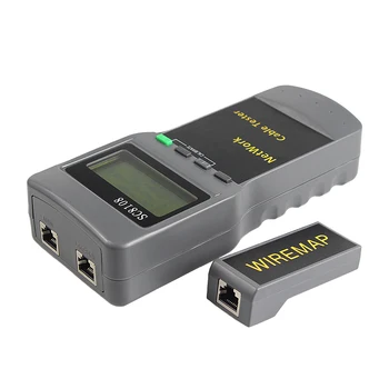 

SC8108 Portable LCD Network Tester Meter&LAN Phone Cable Tester & Meter With LCD Display RJ45