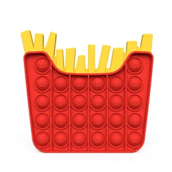 Mini jouet éducatif sensoriel anti Stress en forme de frites, cadeau intéressant pour enfant et adulte 