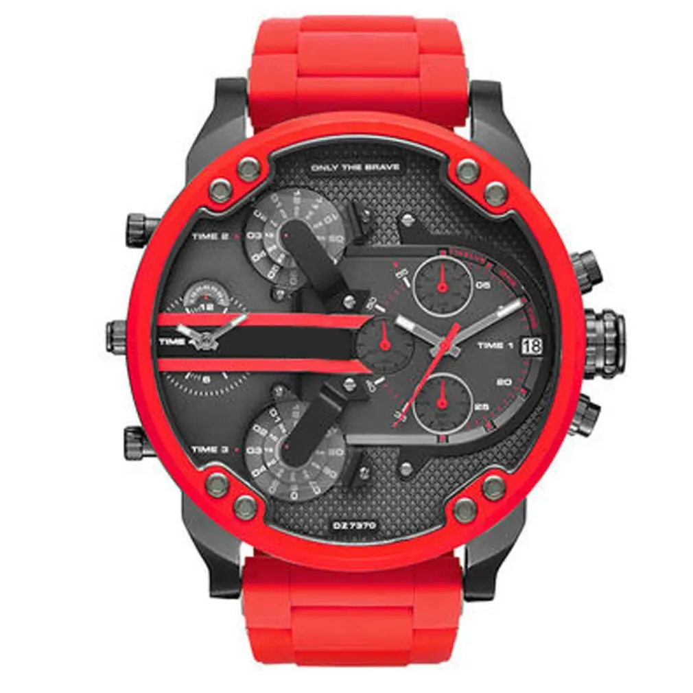

Men's Watch Fashion Personality Big Dial Trend Watch Stainless Steel With Quartz Watch Business Watch Hot