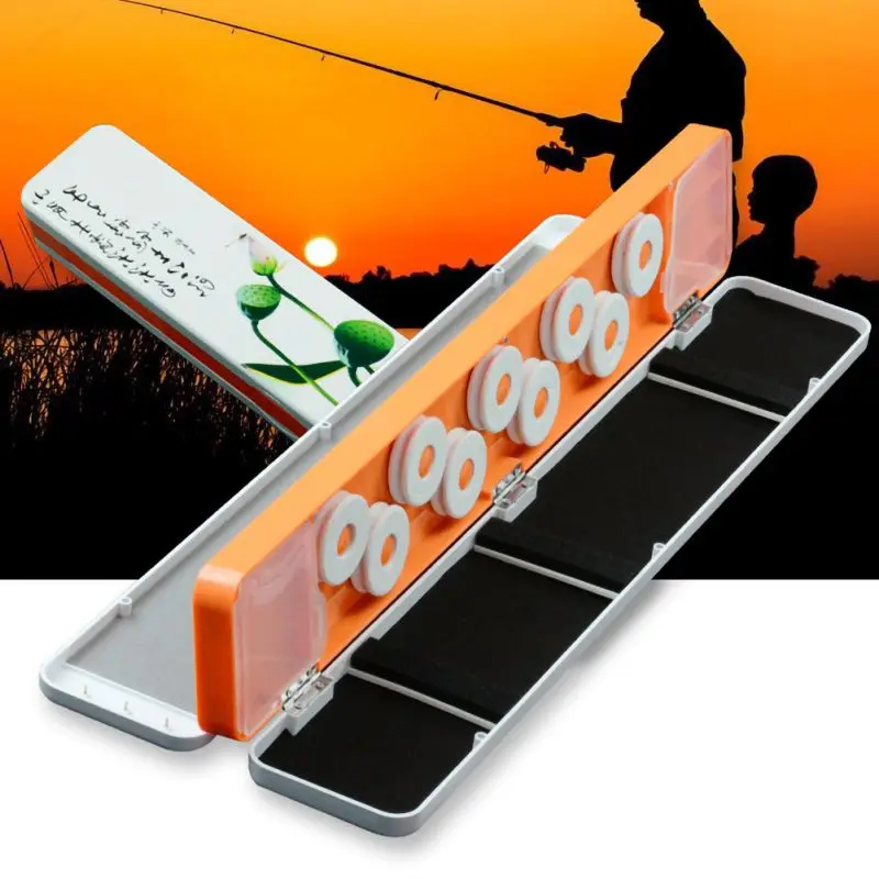

Protable Anti-Floating Fishing Box Aluminum Floating Box Multi-functional Plastic Main Line Box Fishing Tools1.