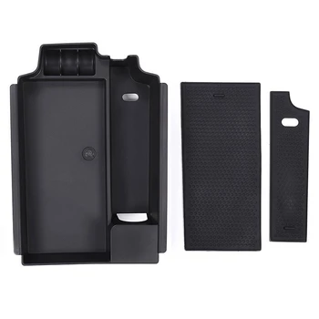 

for BMW 5 Series G30 G38 2018 LHD Car Armrest Storage Box Interior Accessories ABS Black
