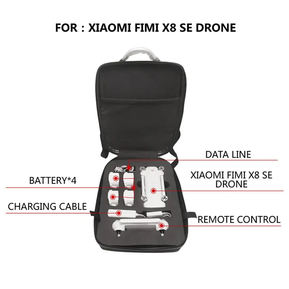  2019 Xiao mi Drone Backpack FIMI X8 SE Hard Shell Backpacks 4K Camera Storage Bag Dedicated Bag For