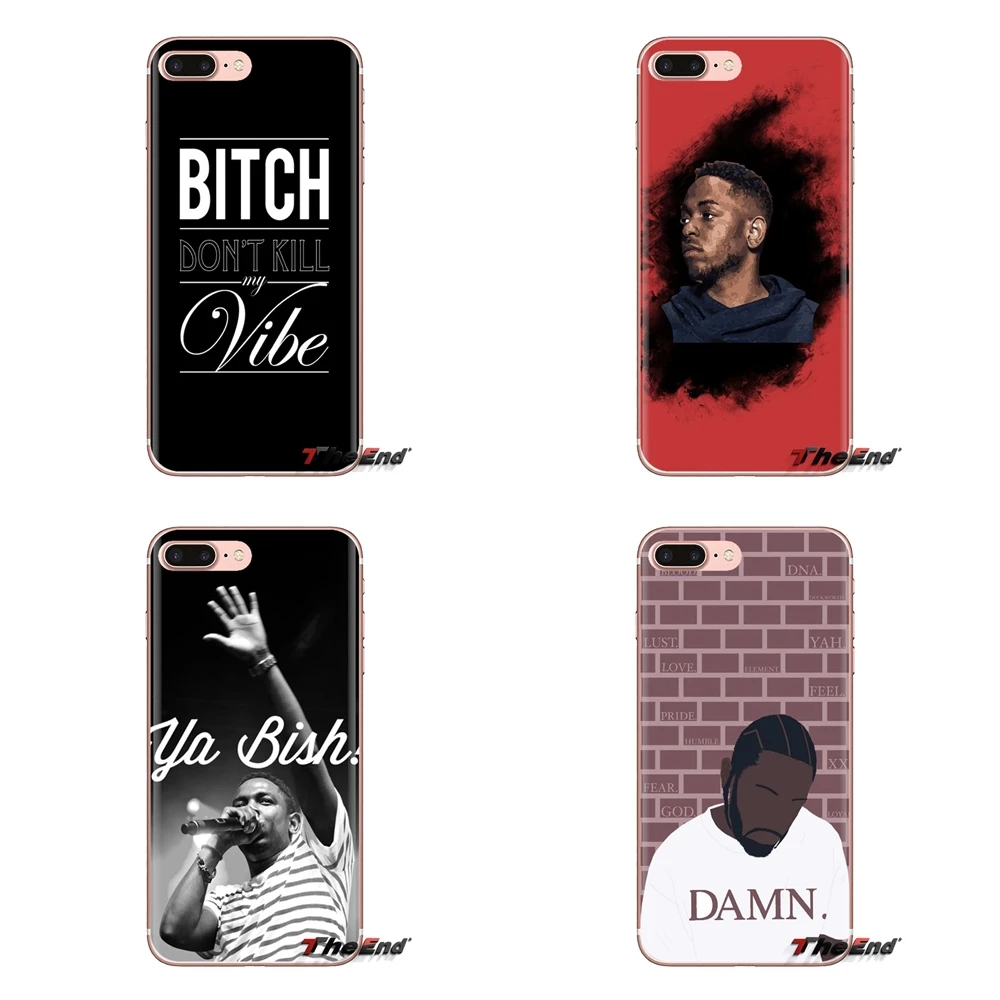 Для iPod Touch Apple iPhone 4 4s 5 5S SE 5C 6 6S 7 8 X XR XS Plus MAX rapper Кендрик Ламар Duckworth прозрачный мягкий