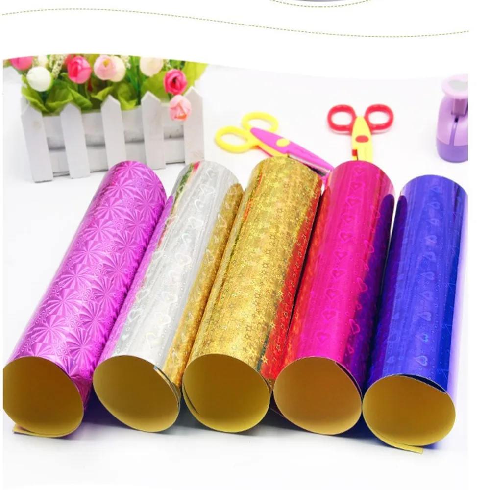 10x A4 Scrapbook Album Decorations Ornaments Home Office School Decorations Self Adhesive Cardstock Sheets