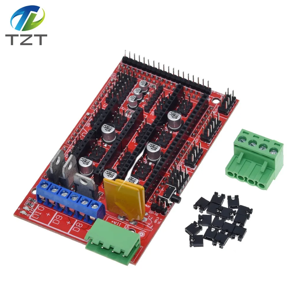 TZT RAMPS 1 4 панель управления 3d-принтером Reprap MendelPrusa для Arduino | Электронные компоненты