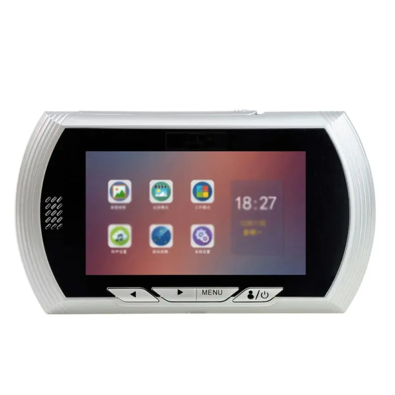  Digital Door Viewer Doorbell IPS Security Camera Monitor Night Vision Motion Sensor Photo Video Cam