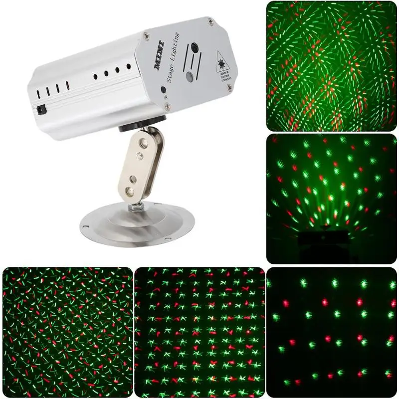 

New Voice Control Music Rhythm Flash Light LED Laser Projector Stage DJ Disco Club Outdoor Indoor Dancing Party Ballroom