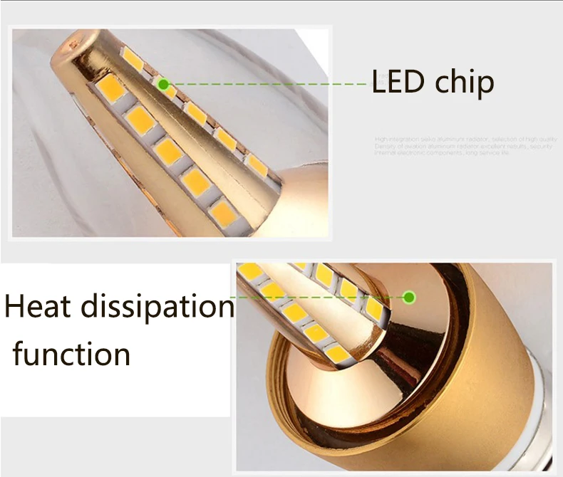 Luz para Lustre de Cristal Yanghang Lâmpada v 5 w 7 9 Ouro Prata Alumínio Vela Frete Grátis Led E14 220 5 lâmpada luz para lustre de cristal frete grátis
