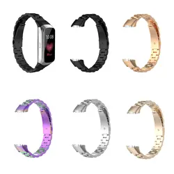 10 шт/лот умные часы из нержавеющей стали замена наручных часов бизнес стальной ремешок браслет для samsung Galaxy Fit SM-R370 SMR370