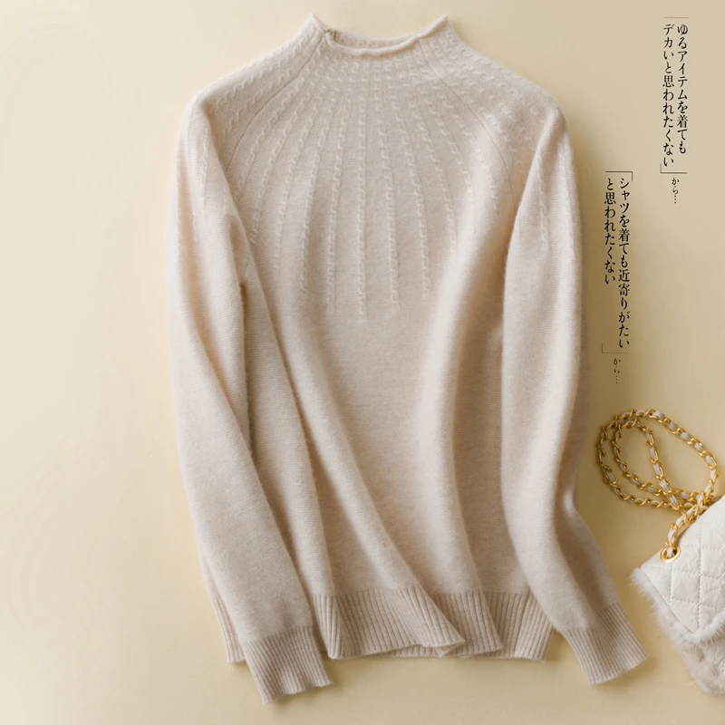 Winter Sweater 2020 Turtleneck 100% Cashmere