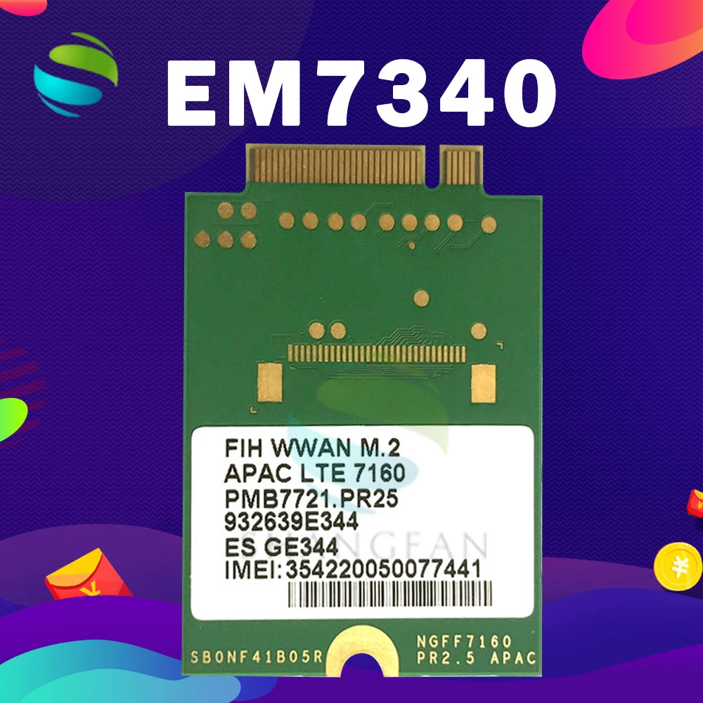 EM7340 4G LTE Card FDD-LTE 4G Module HSPA + 4G Card mobile broadband usb stick