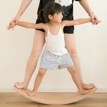 Деревянная доска для балансировки тренировки йоги Твистер тренировочное оборудование детские игрушки с балансом Нескользящая талия мышцы балансировочный коврик M2100