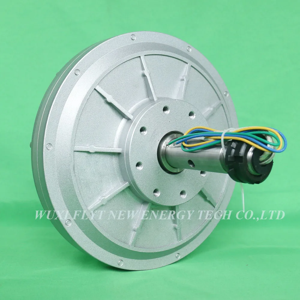 2KW 96v 120v 220v 380v безсердечный редкоземельный генератор постоянного магнита низкие