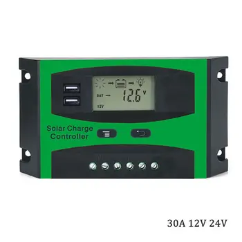 

Ld2024 Solar Controller 30A Autoswitch Identification Solar Panel Battery Regulator Smart Charge Controller