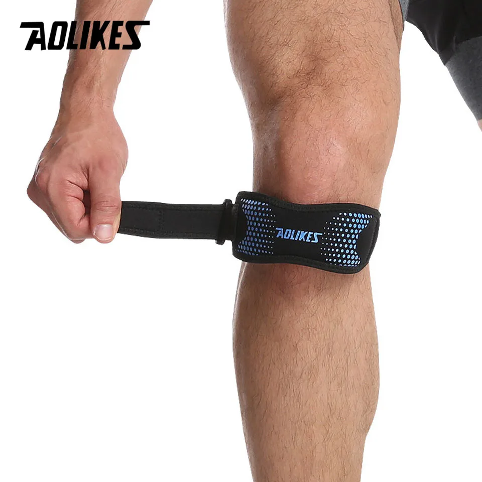AOLIKES 1PCS Patella Tendon Straps, Brace Knee Support Patellar Stabilizer For Running Hiking Tennis Jumping Arthritis_voghion.com