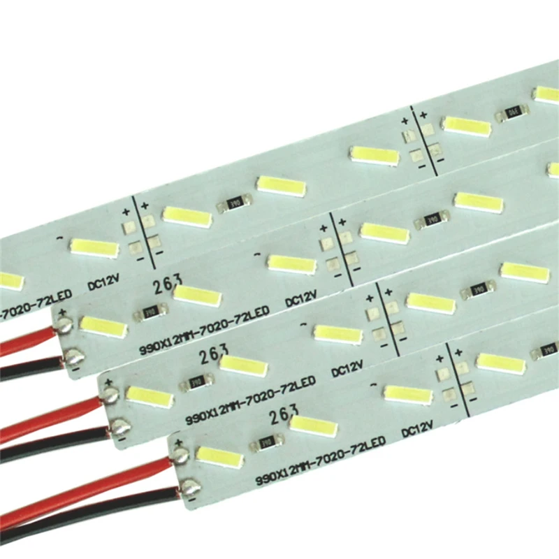LED rigid light bar SMD7020 DC12 V 50cm 36leds LED Aluminum Bar Light Strip For LighLED