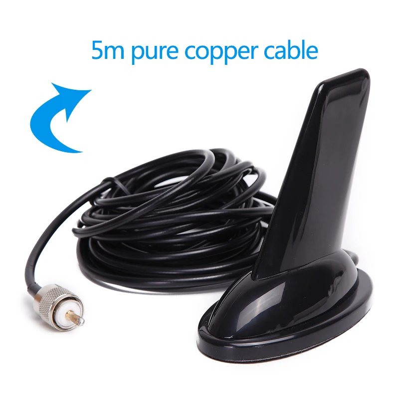 ABBREE-Shark-Fin-Design-VHF-UHF-136-174-400-470mhz-Dual-Band-Antenna-Aerial-for-ICOM