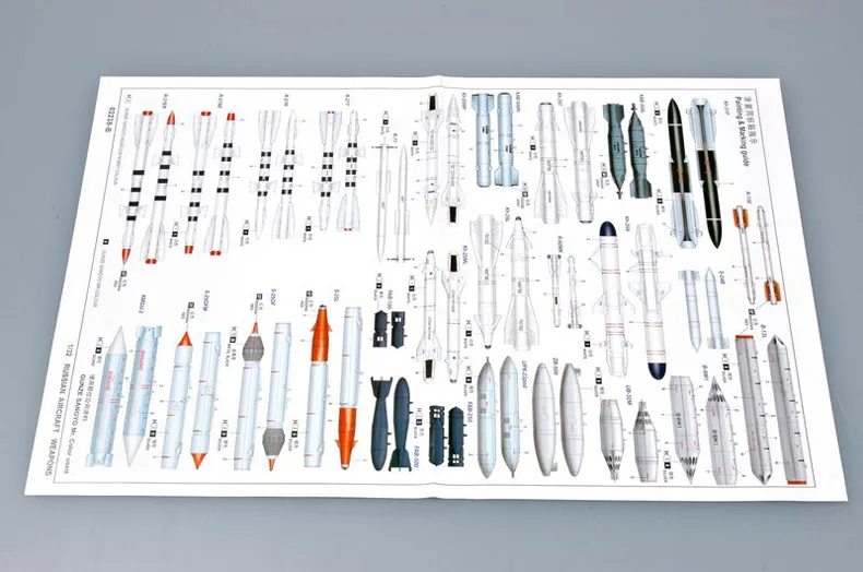 Coleção de Armas Modelo de Pintura de Construção de Plástico Trompeter Transportadas Pelo ar 03301 1 - 32 9 Brinquedos e hobbies