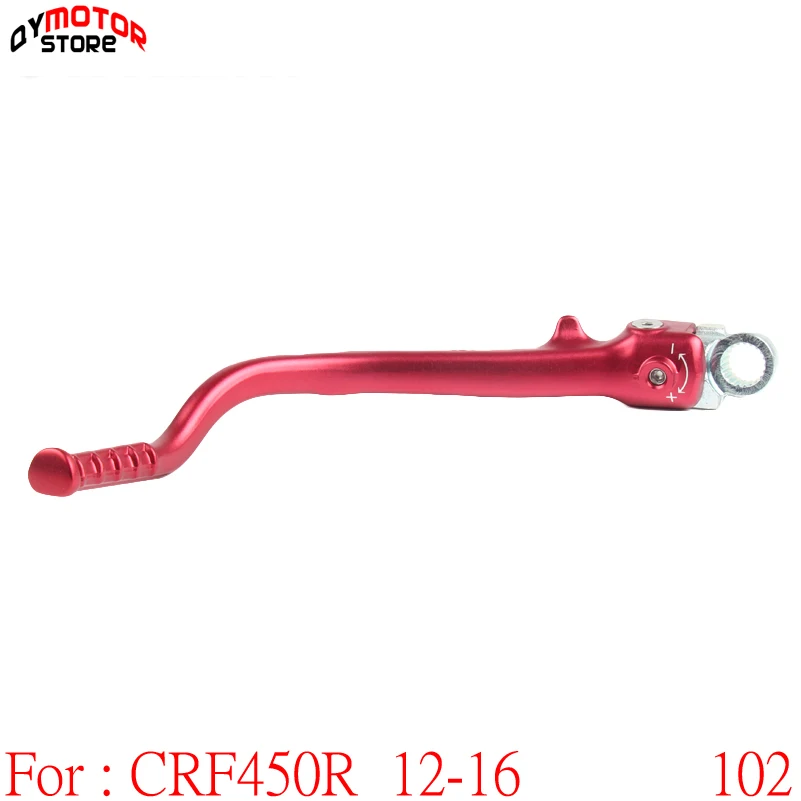 Wysokiej jakości aluminium motocyklowe Kick Start rozrusznik dźwignia pedał dla HONDA CRF450R CRF 450R 2012 2013 2014 2015 2016 2012-2016