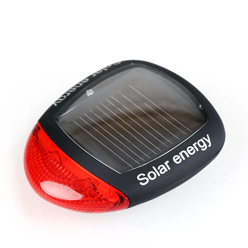 Wasafire Bright Q5 LED Bike Tail Light Cycling Bicycle Light Head Front Lamp Safety Flashlight Solar Power Or AAA Batteries